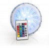 Gre PLED1C - Proiettore Led per piscina fuori terra in acciaio, Multicolore 1.8 W