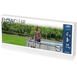 Bestway 58330 Scaletta di sicurezza per piscina Flowclear™ da 1,07 m