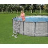 Bestway 58331 Scaletta di sicurezza per piscina Flowclear™ da 1.22 m