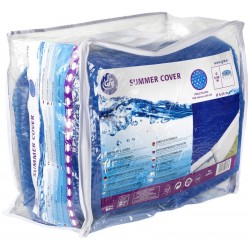 Gre CPROV1020 - Copertura estiva per piscina ovale di 1000 x 550 cm, colore blu