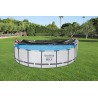 Bestway 58039 Telo di Copertura per Piscina Fuori Terra Rotonda da 549 cm