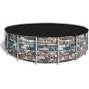 Bestway 58039 Telo di Copertura per Piscina Fuori Terra Rotonda da 549 cm