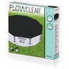 Bestway Telone Flowclear in PVC Ø305 cm, grigio, per Steel PRO Max Pool Ø 305 cm Copripiscina
