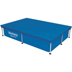 Bestway - 58103 - Copripiscina Steel Pro Frame Rett. Cm. 221X150