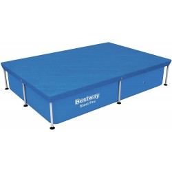 Bestway - 58103 - Copripiscina Steel Pro Frame Rett. Cm. 221X150