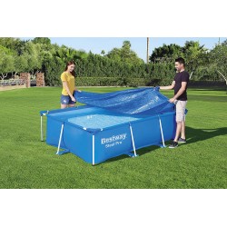 Bestway - 58105 - Copripiscina Steel Pro Frame Rett. Cm. 259X170X61