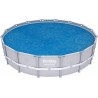 Telo Termico Fast Set, Steel Frame E Power Steel Frame Rotondo Da Cm. 488/457