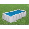 Bestway 58240 Power Steel Frame Telo Termico Rettangolare da 404x201x100 cm e 412x201x122 cm
