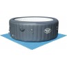 Bestway Flowclear - Piastrelle di Protezione per Pavimento, 8 Pezzi da 50 x 50 cm, Colore: Blu