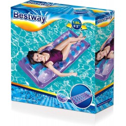 Bestway - Materassino Gonfiabile Beach con Cuscino 188x71 3 43015