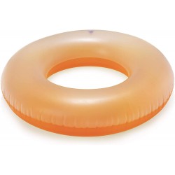 Bestway - Ciambella Salvagente Gonfiabile per Bambini, Trasparente Neon 36025