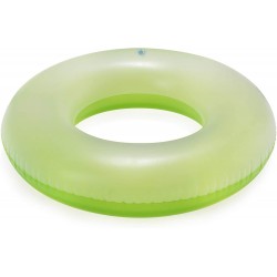 Bestway - Ciambella Salvagente Gonfiabile per Bambini, Trasparente Neon 36025