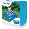 Bestway Piscina Blu Metallica A 3 Anelli Cm. 170X53