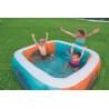 Bestway 51132 Piscina Window Multi Color con Oblo  Cm 168X168 266, 565 Litri, 168 x 168 x 56 cm