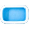 Bestway - 54006 - Piscina Gonfiabile Rettangolare Family, 262 x 175 x 51 cm, Blu/Bianco