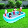 Bestway - 54122 - Piscina Family Basketball Cm. 251X168X102, Contiene 2 Palle Per Giocare