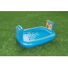 Bestway - 54170 - Piscina Pallanuoto Con Tiro A Segno Cm 237X152X94, 5 Palle Incluse Per Giocare
