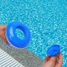 Dosatore galleggiante per pastiglie da 20 gr. di cloro o bromo  Blu bianco