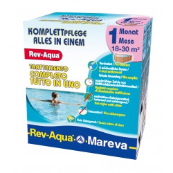 MAREVA - REV AQUA trattamento completo 1 mese per piscine da 18 a 30m³