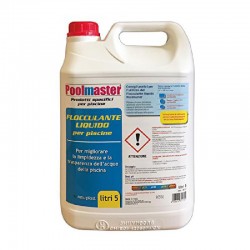 Flocculante Liquido per Acqua Piscina, Tanica 5 lt - New Plast 3017