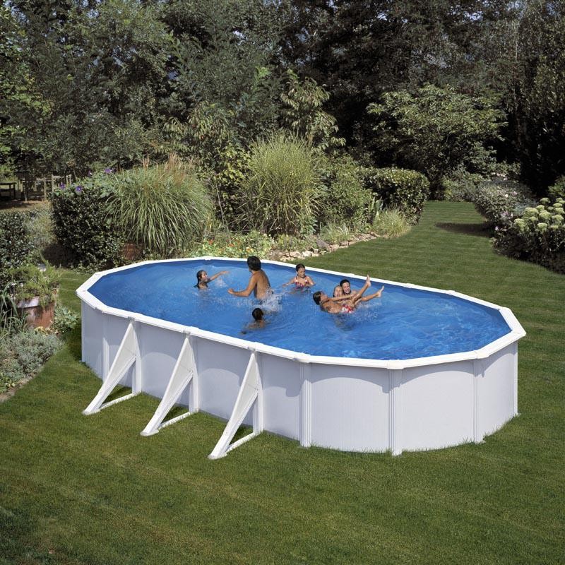 Piscina acciaio GRE serie FIDJI 730x375x120h ovale Piscina acciaio GRE serie FIDJI 730x375x120h ovale