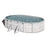 Piscina acciaio GRE Serie GROENLANDIA  500x300 h 132 ovale