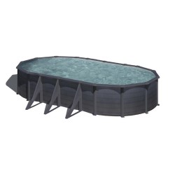 Piscina acciaio GRE serie KEA 730x375x120h Ovale