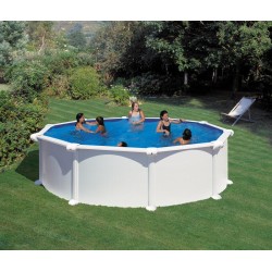 Piscina acciaio GRE serie ATLANTIS 460x132h tonda