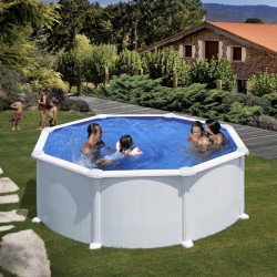 Piscina acciaio GRE serie ATLANTIS 350x132h tonda