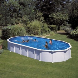 Piscina acciaio GRE serie HAITI 1000x550x132h Ovale