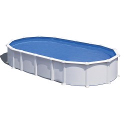 Piscina acciaio GRE serie HAITI 730x375x132h ovale