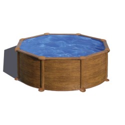 Piscina acciaio GRE serie MAURITIUS 350xx132h Tonda