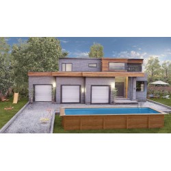 Piscina in Legno MINT 1010x418x146 rettangolare GRE - 788032