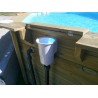 Piscina in Legno MARBELLA 2 420x270x117h rettangolare GRE 7900962