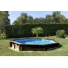 Piscina in Legno 500x127h VIOLETTE 2 Tonda GRE 80003