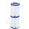 Bestway - 58094 - Filtro Cartuccia Ii Per Pompe Da 2.006/3.028 Lt/H, 2 Pezzi Per Set
