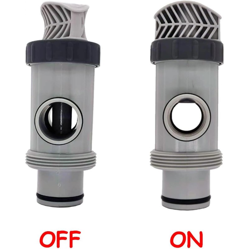 Connettori Per Tubo Piscina/Giardino - 4 Pezzi Doppio Boccaglio 32/38mm Con Fascette - Nero - Foto 5