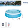 Bestway 57270 Power Steel Pro 305x76cm con Pompa di Filtrazione a Cartuccia