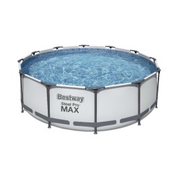 Bestway 56418 Power Steel Pro MAX 366x100cm con Pompa di Filtraggio e Scaletta