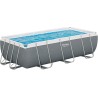 Bestway 56441 Power Steel Rettangolare 404x201x100 cm con Pompa di Filtraggio e Scaletta