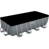 Bestway 56670 Power Steel Pro 488x244x122cm con Pompa di Filtrazione, Scaletta, Telo di Copertura