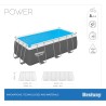 Bestway 56457 Power Steel 412x201x122cm con Pompa di Filtrazione Filtro a Sabbia e Scaletta