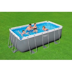 Bestway 56456 Power Steel 412x201x122cm con Pompa di Filtrazione e Scaletta