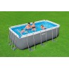Bestway 56456 Power Steel 412x201x122cm con Pompa di Filtrazione e Scaletta