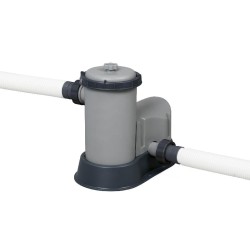 Bestway 5612Z Power Steel Pro MAX 488x122cm con Pompa di Filtrazione a Cartuccia, Scaletta, Telo di Copertura