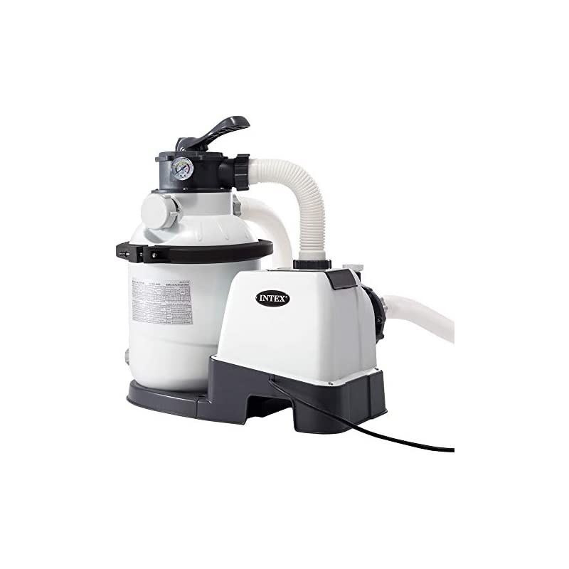 Intex 26644 Pompa a Sabbia - Flusso Acqua: 4.500 l/h, Flusso Sistema: 4.000 l/h Intex 26644 Pompa a Sabbia - Flusso Acqua: 4.500 l/h, Flusso Sistema: 4.000 l/h