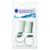 Kit di collegamento tubo: 2 raccordi e 4 morsetti di 38 e 32 mm di diametro - GRE AR511