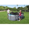Bestway 58424 Telo di Copertura per Piscina Fuori Terra Ovale da 305 x 200 x 84 cm