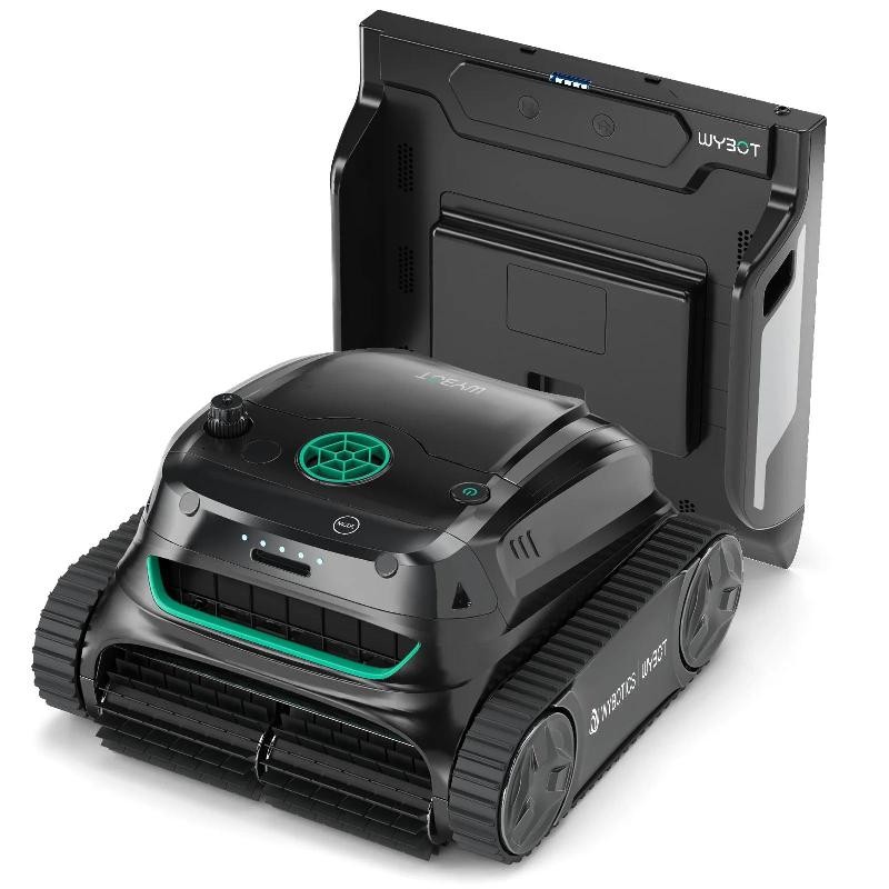 WYBOT S2PRO - Robot pulitore a batteria con stazione di ricarica a bordo piscina WYBOT S2PRO - Robot pulitore a batteria con stazione di ricarica a bordo piscina