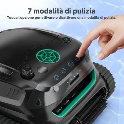 WYBOT S2PRO - Robot pulitore a batteria con stazione di ricarica a bordo piscina